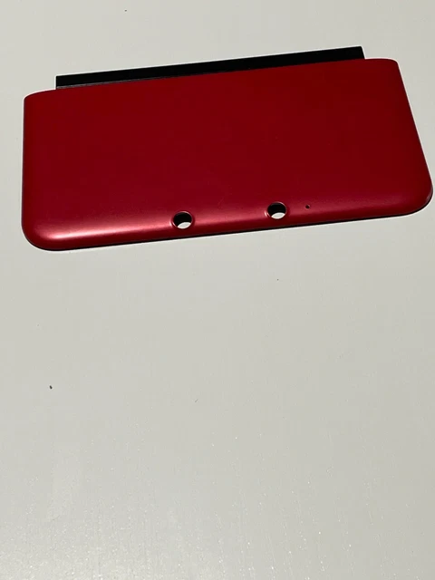 Nintendo 3DS XL Red & Black TOP SHELL HOUSING ONLY.  Used but Good Condition.