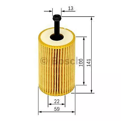 Bosch Oil Filter Fits Citroen Berlingo C2 C3 1.1 1.4 1.6 Petrol 1457429193 P9193