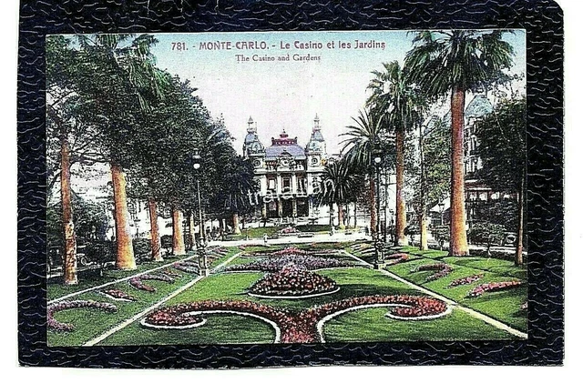 cpa Monaco MONTE-CARLO - The Casino and the Gardens (1926)