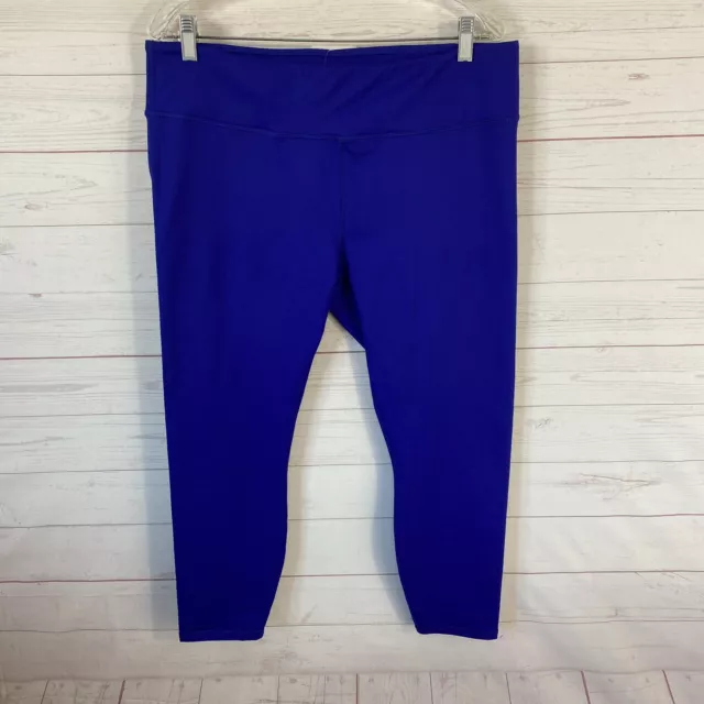 FABLETICS SALAR SOLID Powerhold 7/8 Leggings Womens 2XL Blue Mid Rise 35x25  New £33.02 - PicClick UK