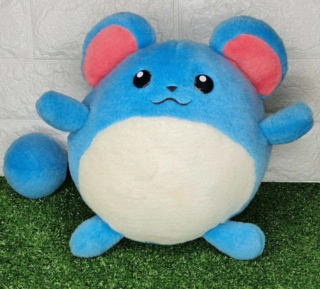 VINTAGE POKEMON MARILL Plush Talking Soft Toy 2000 Tiger Electronics