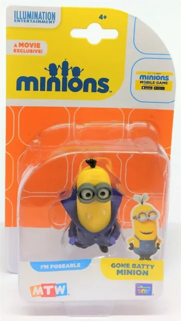 Thinkway Toys Minions Gone Batty Minion Collectible Mini Poseable 5cm Figure Toy