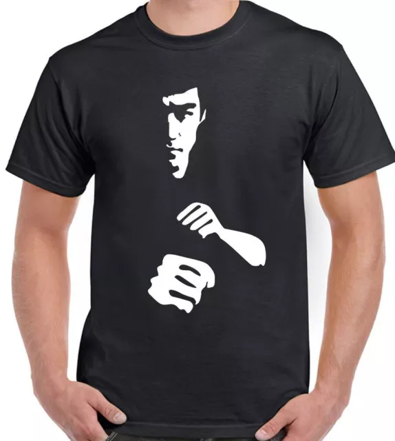 Martial Arts T-Shirt Mens MMA Boxing Enter The Dragon Gym Training Top