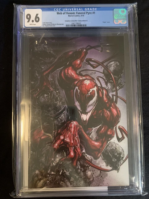 Web of Venom: Funeral Pyre #1 Crain Virgin Variant B CGC 9.6