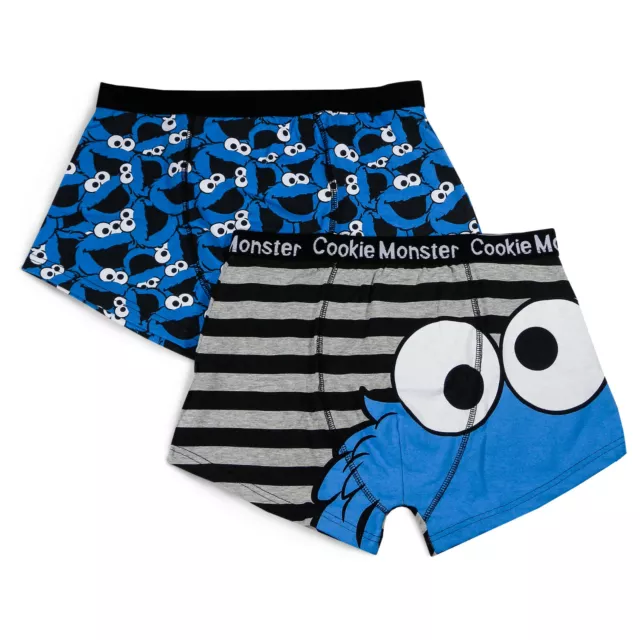 Pantaloncini da uomo Cookie Monster Sesame St Boxer affare Natale