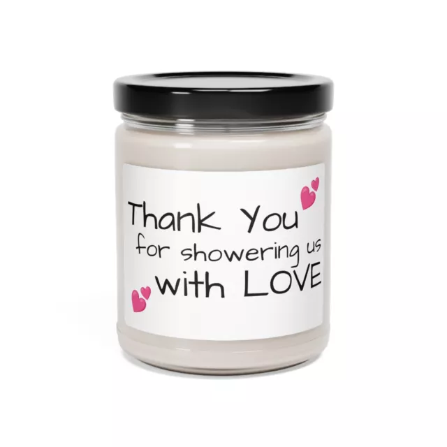 Thank you for showering us with love Scented Soy Candle, 9oz