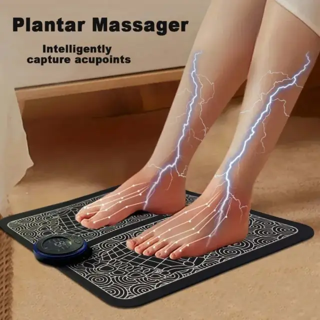 EMS Elektrisches Fußmassagegerät Pad Schmerzlinderung Füße entspannen