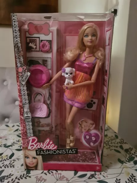 Barbie Fashionistas Doll With Her Dog BNIB