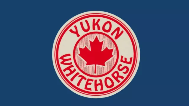 Yukon, Whitehorse, Kanada – Aufkleber – Sticker 10 cm rund