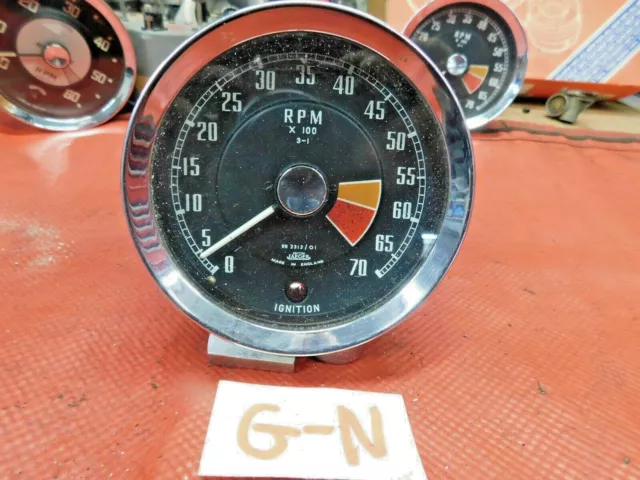 MGA, MGB, MG Midget, Sprite, Jaeger Cable Drive Tachometer, RN 2312, Original,