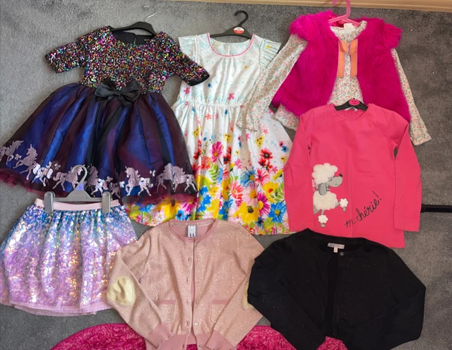 Girl’s clothes bundle party designer dresses age 8 9 10 years