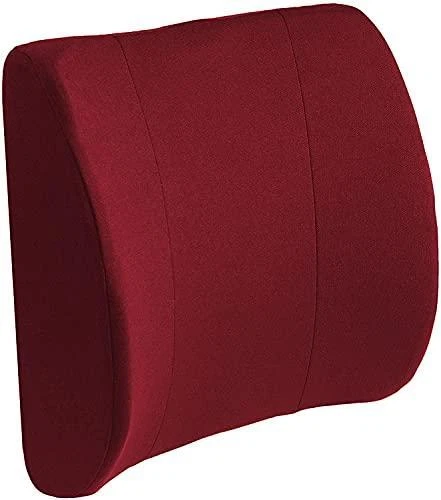 DMI Memory Foam Lumbar Pillow Support Pillow Back Support Chair Cushion with
