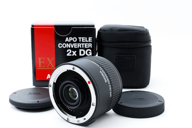 Sigma APO TELE CONVERTER 2x EX DG pour Canon Ef Avec / Boîte Étui [ près De Mint