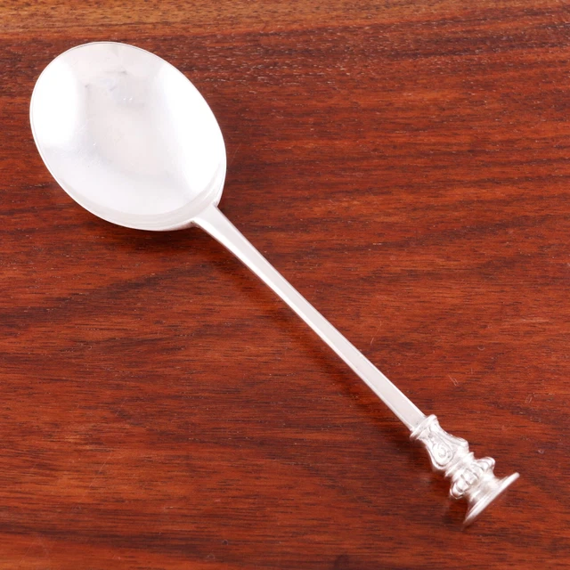 George Smith Iii English Georgian Sterling Serving Spoon Seal Top, Fig Bowl 1776