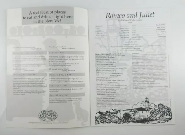 1989 ROMEO AND JULIET New Victoria Theatre Timothy Welton  +Review clips 3