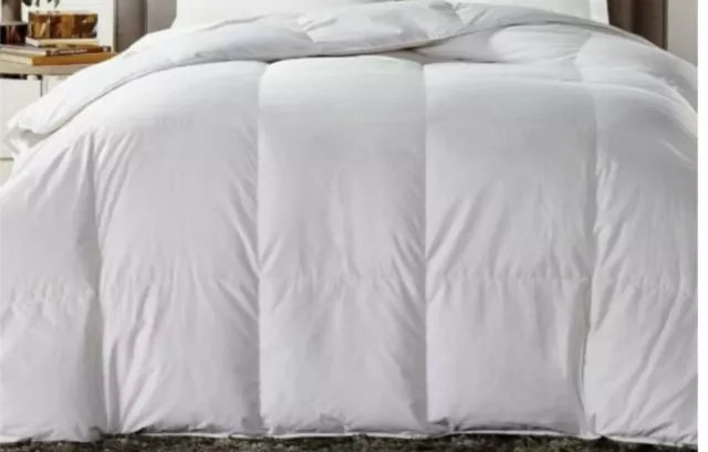 Charter Club European White Down Comforter Full / Queen Heavy Weight New