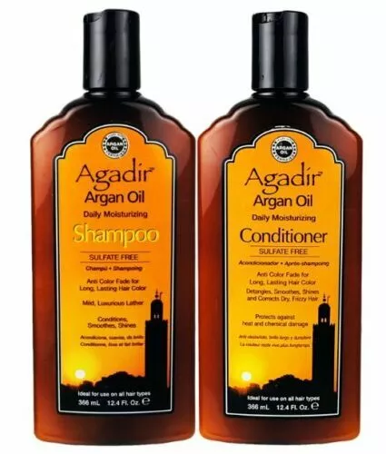 Agadir Argan Oil Moisturising Shampoo and Conditioner 366ml Duo (SAME DAY POST