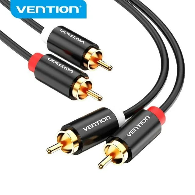 2RCA to 2 RCA Cable Male to Male Audio Cable Home Theater DVD Amplifier Stereo