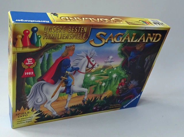 Ravensburger 264247 Sagaland 2-6 Spieler 6-99 Jahren ohne Anleitung Gebraucht