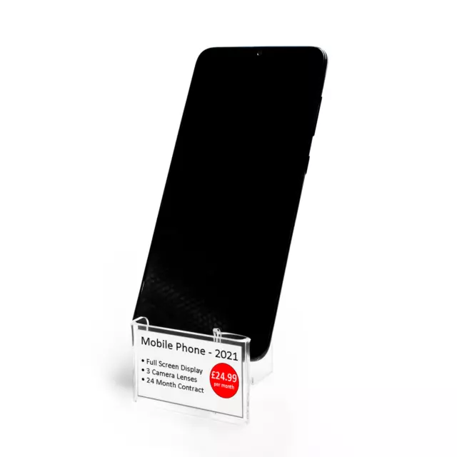 Acrylic Mobile Phone Holder With Ticket Holder (DSL4/1)