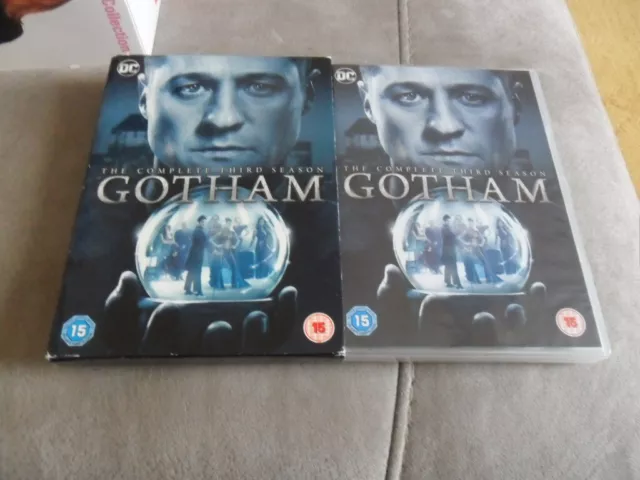 Gotham the complete third season series 3 three -  region 2 dvd batman prequel