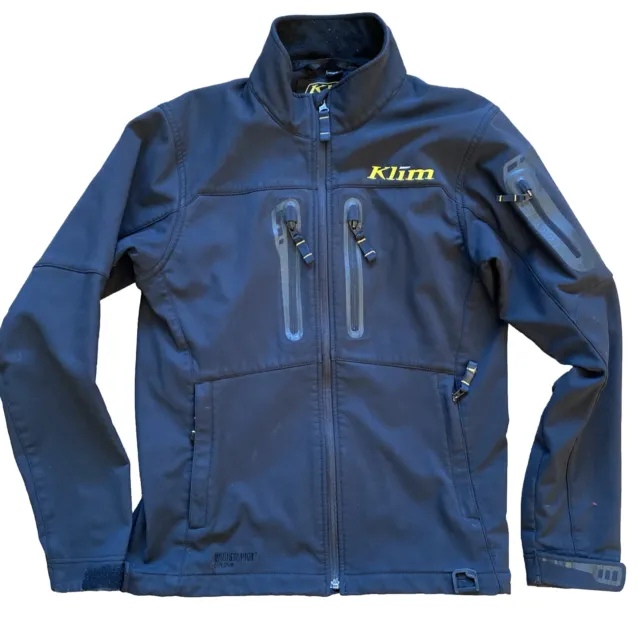 Klim Inversion Jacket Mens Size Small Black Snowmobile Wind stopper W/ GORE-TEX