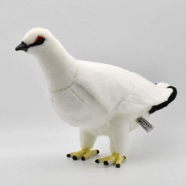 BH7642 HANSA Grouse Winter 29 Real Animal Plush Toy