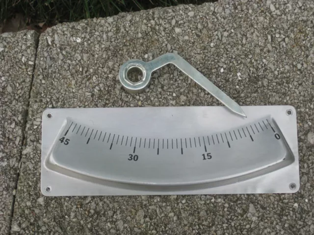 Vintage Delta Rockwell 9'' Table Saw 34-600 Angle Gauge W/Pointer Excellent Cond