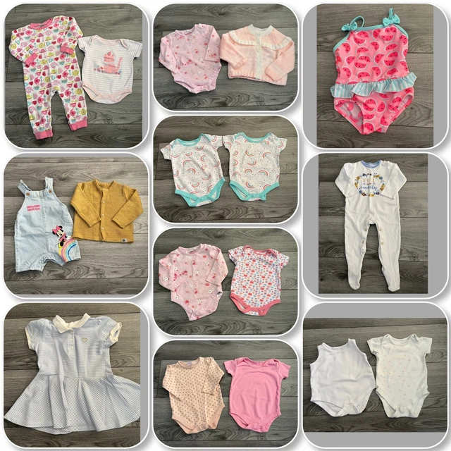 Pacchetto vestiti bambine 6-9 mesi. (e222)