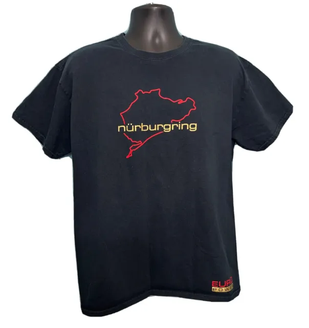 NURBURGRING T-Shirt Euro Track GP-Strecke Germany Motorsport Shirt Large A5