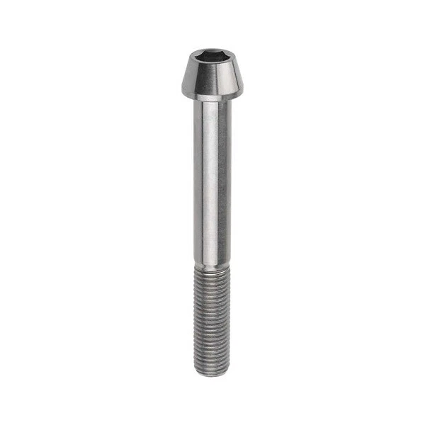 RACEBOLTS M6 X 30mm Titanium Flange Hex Bolt – Grade 5, 6AL-4V, 8mm Drive, Metric Fine Thread