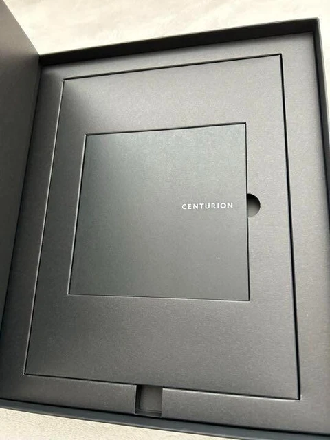 American Express AMEX CENTURION Luggage Name Tag Set UNUSED Black 3