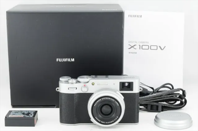 Fujifilm X100V 26.1MP Shutter count 7200 Top Mint in Box From Japan #1874