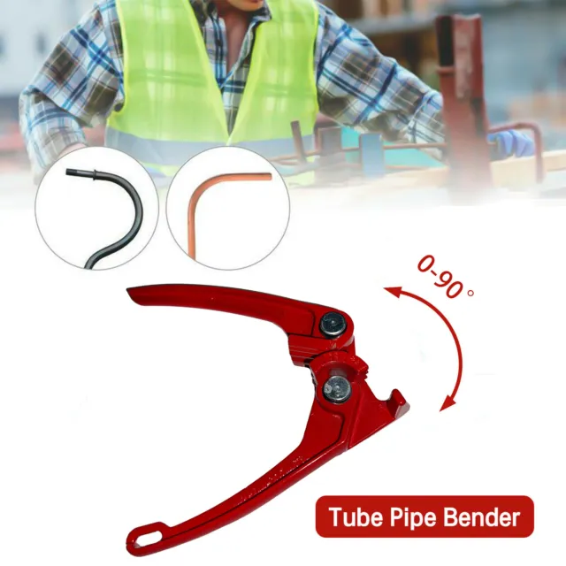 Red Brake Line Bending Tool Pipe Bender 1/8” 3mm 3/16” 4mm 1 /4” 6mm 45° 90°