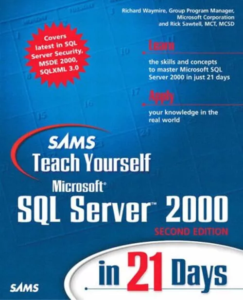 Microsoft Sql Server 2000 Livre de Poche Rick, Waymire, Richard