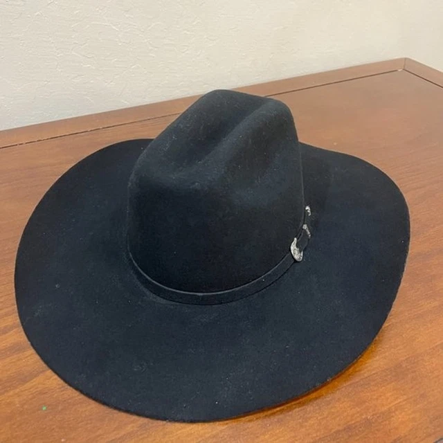 Ariat Boy’s Black 100% Wool Cowboy Hat A7210001  - Youth Size M