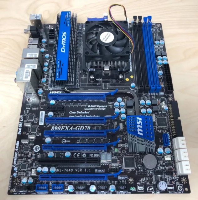 MSI 890FXA-GD70 ATX - Motherboard (MS-7640) Socket AM + CPU AMD Athlon II X2 250