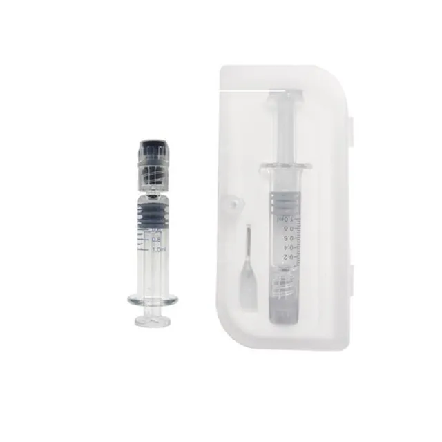 Reusable Glass Syringe Borosilicate Glass Prefillable Syringe 1ml Heat-resistant