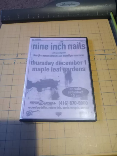 Nine Inch Nails Live DVD Self Destruct Tour 1994 Marilyn Manson Jim Rose Circus