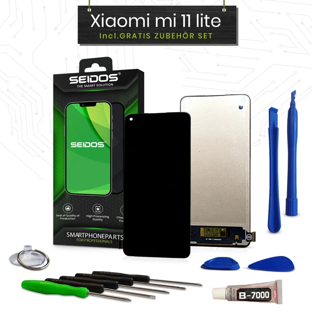 Display für Xiaomi mi 11 Lite Full HD Bildschirm Touch Screen Schwarz NEU