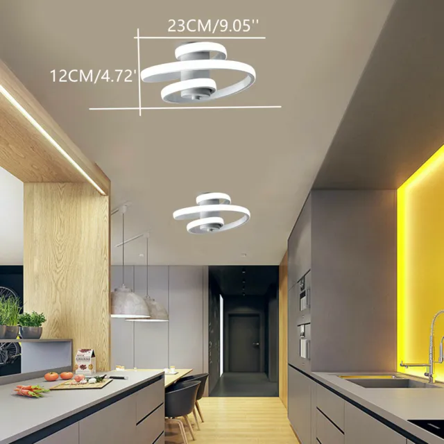 Modern Acrylic LED Ceiling Light Bedroom Flush Mount Chandelier For Living Room