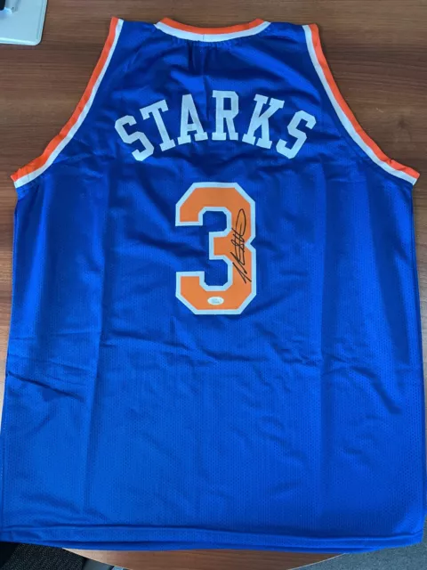 John Starks Signed New York Knicks Jersey (Jsa Coa) 1994 Nba All-Star