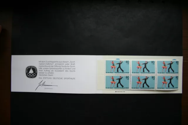 Berlin 1983 Markenheftchen Sporthilfe 6* MiNr. 698 postfrisch