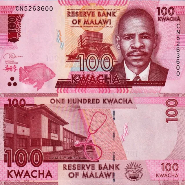 MALAWI - 100 kwacha 2020 FDS - UNC