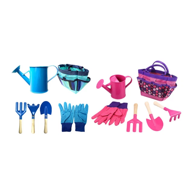 2 Set Gartenarbeit Spielzeug Gartengeräteset für Kinder Bonsai Hand Werkzeug