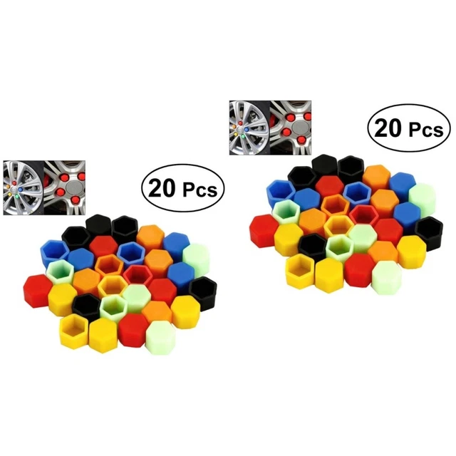 2x Wheel Nut Caps Wheel Stud Covers Black Lug Nut Covers Wheel Nut Covers