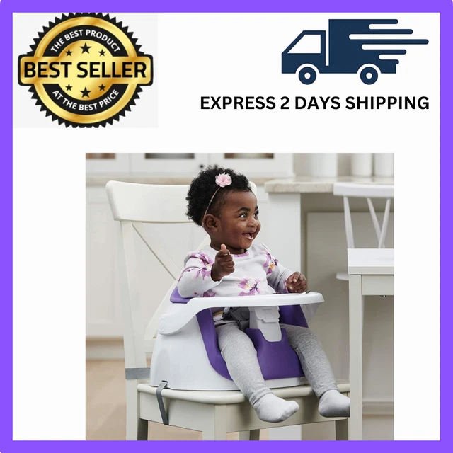 My Little 2-In-1 Booster Seat and Grow with Me Floor Seat with Removable