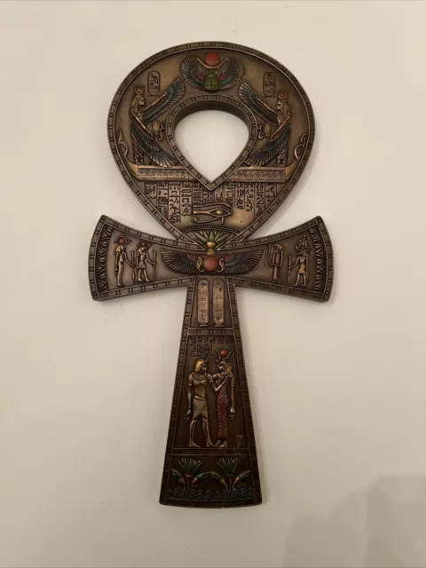 Egyptian Ankh Key of Life Gold Leaf Museum Replica Veronese 2013 16inch