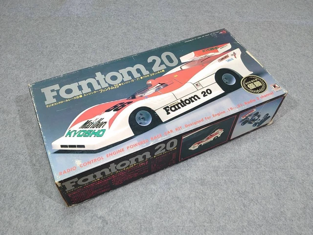 Vintage Kyosho 1/8 engine racing car, Phantom 20 kit unassembled
