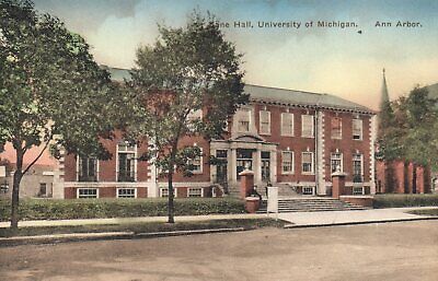 Dane Hall U of M University of Michigan  Ann Arbor MI Postcard